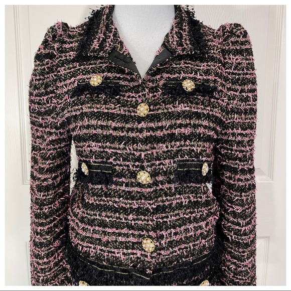 ZARA TWEED 2-PIECE JACKET & SHORTS SET - Picture 4 of 14